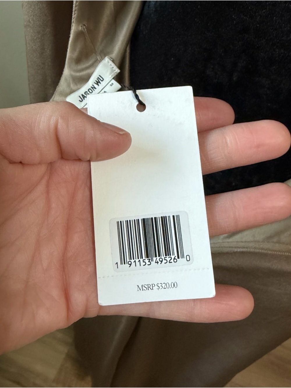 Jason Wu x MISHA Engracia Midi Dress - Khaki (NWT) $320 retail size M - Picture 13 of 16